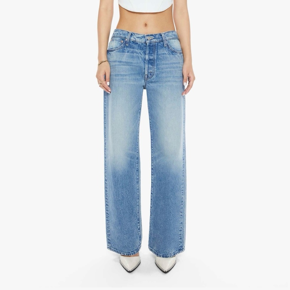 MOTHER Lil Dodger Button Sneak Jeans